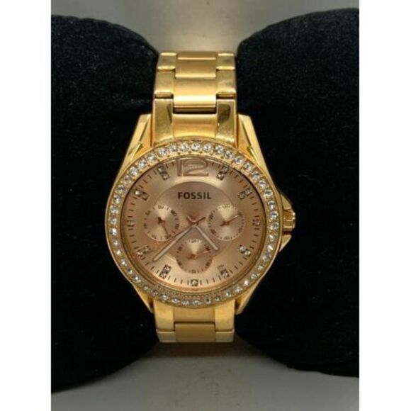 Fossil ES2811 Women's Watch Multifunction Rose Gold Stainless Steel 38mm D991 - Picture 2 of 9
